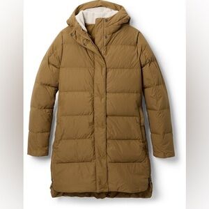 REI Co-op Norseland Down Parka in Oak Brown - size Medium - see photos (NWT)
